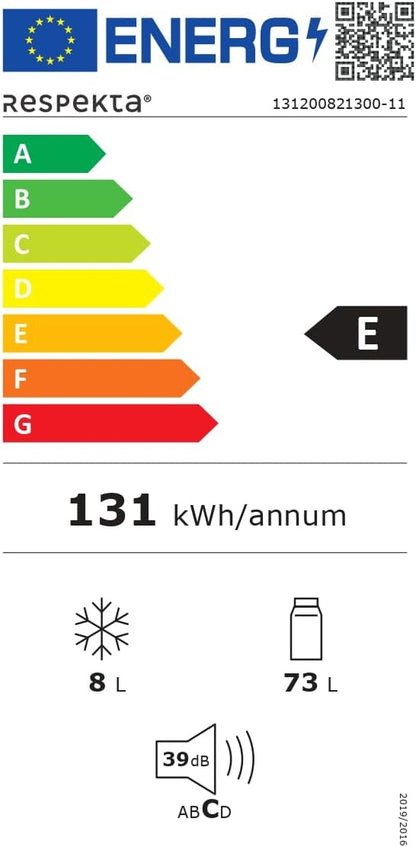 Réfrigérateur Encastrable Avec Compartiment Congélateur 3 Étoiles / 82Cm De Hauteur / 81L De Capacité Utile/Charnières De Porte Réversibles/Pieds Réglables / KSU50-11