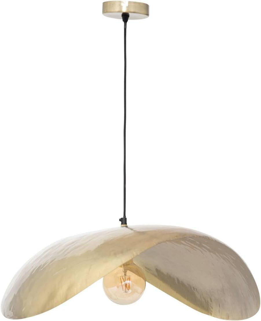 Atmosphera - Luminaire Suspension En Métal Doré D 80 Cm