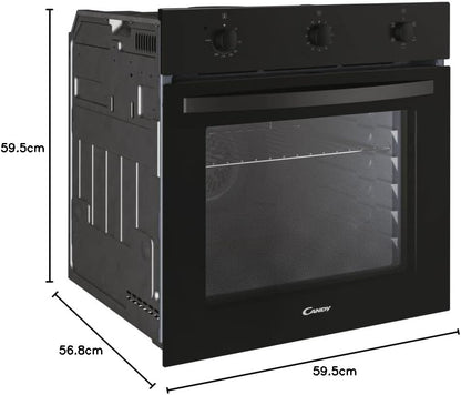 Four Encastrable Émail Lisse FIDC N502 Idéa, 65 Litres, Minuteur
