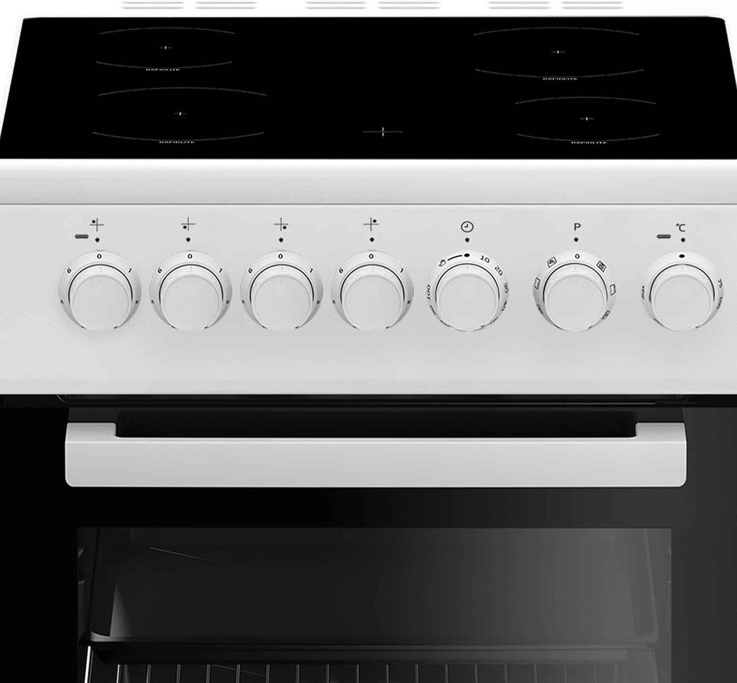 Fsm571 00Gw Cuisinière (Électriques/Autonome)/50 Cm/Témoin De Chaleur Résiduelle/Noir