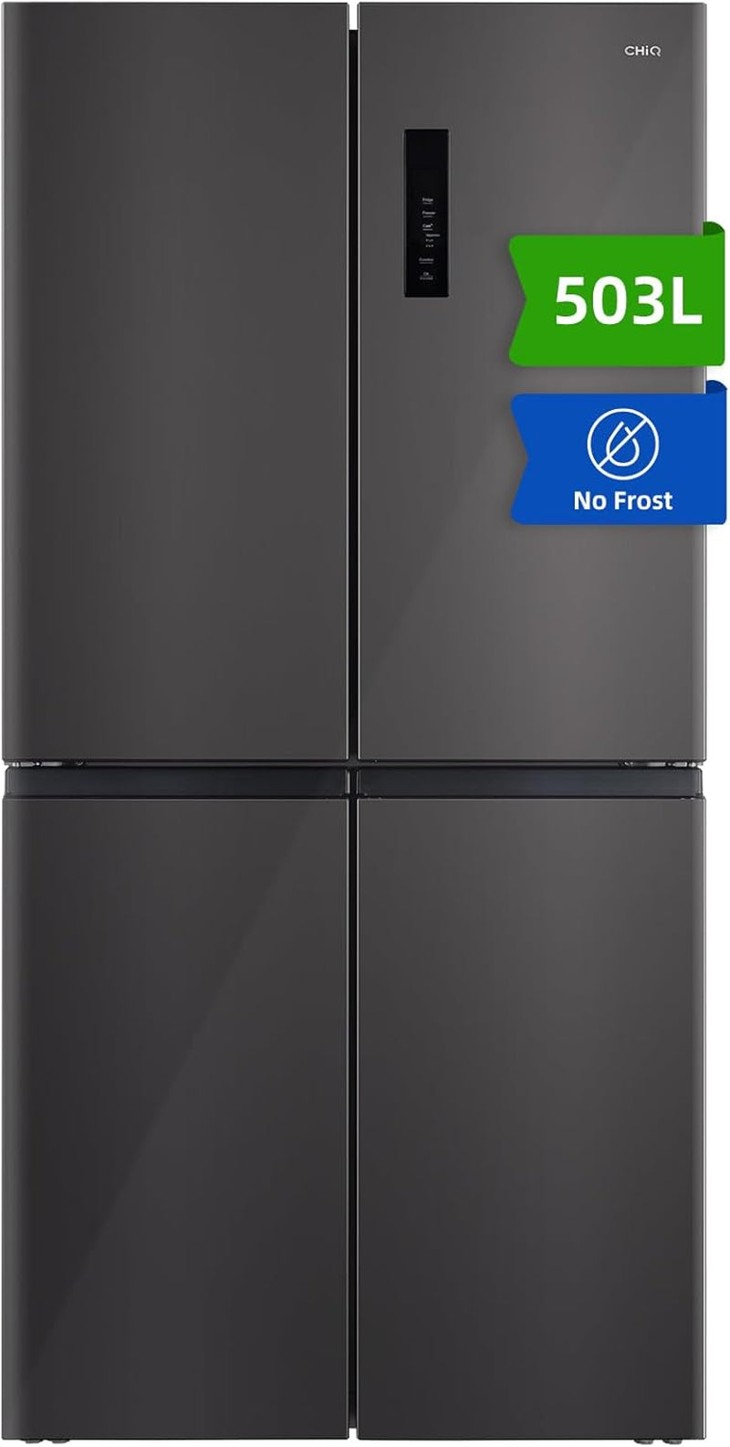 Réfrigérateur Américain À Portes Multiples CCD503NEIBE, 177 Cm De Hauteur, 69 Cm De Profondeur, Total De 503 Litres, Compresseur À Inverter, Aucun Givre, Flux D'Air Multiples, Espace Care, Congé