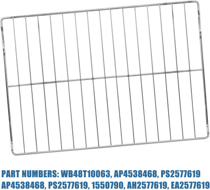 WB48T10063 Lot De 2 Grilles De Rechange Pour Four GE AP4538468, PS2577619, 61 X 43,2 Cm