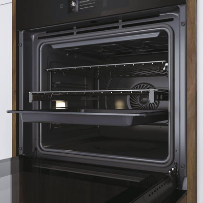 I-TOUCH Série 4 HWO60SM5T9BHD Four Encastrable/Niche 60 Cm/Fonction Wi-Fi/Nettoyage À Pyrolyse / 14 Fonctions Noir
