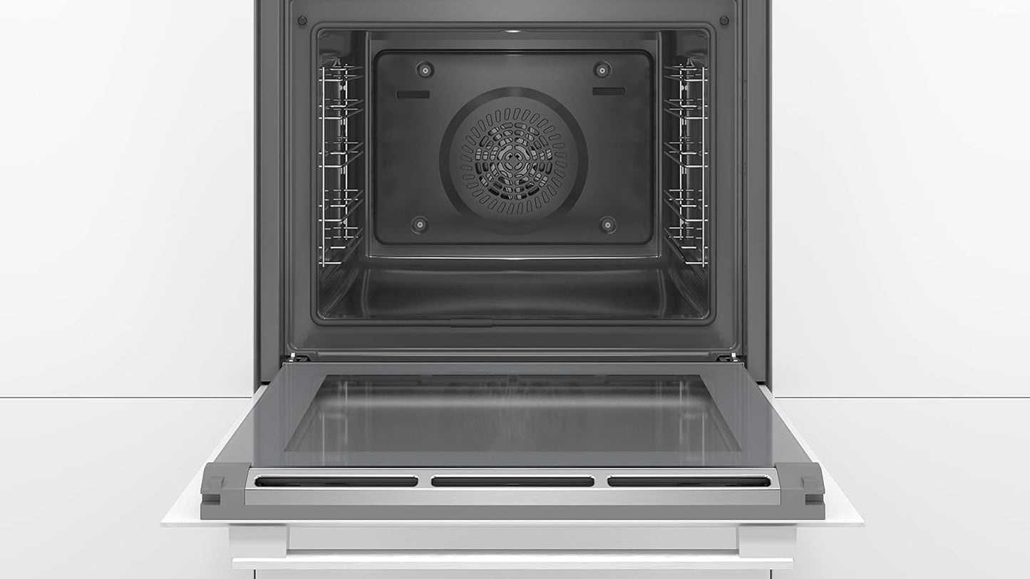HBA573BV0 Four Intégrable Série 4 - Four Multi-Fonctions - Pyrolyse - 3600 W - Grande Capacité De 71L - Blanc