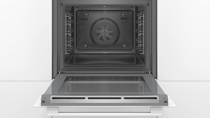 HBA573BV0 Four Intégrable Série 4 - Four Multi-Fonctions - Pyrolyse - 3600 W - Grande Capacité De 71L - Blanc