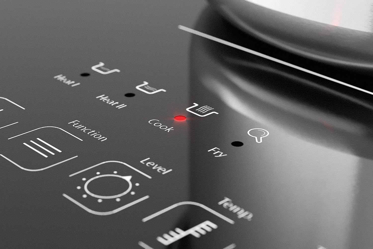 CASO ProGourmet 3500 Double Induction Hob Moving 3500 W Powersharing 60-240 °C 4 Functions Timer 180 Minute Timer Pots up to 24 cm Ceramic Glass