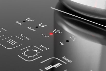 CASO ProGourmet 3500 Double Induction Hob Moving 3500 W Powersharing 60-240 °C 4 Functions Timer 180 Minute Timer Pots up to 24 cm Ceramic Glass