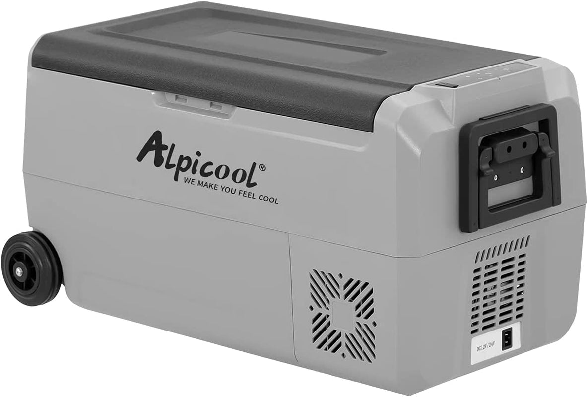 T36 36L Glaciere Électrique À Compression, 12/24V Réfrigérateur De Voiture Portable Congélateur Et Réfrigérateur Pour Maison, Dortoir, Camping