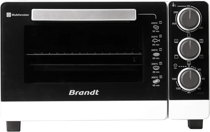 FC215MW - Mini-Four À Poser – 1380 W – 5 Modes De Cuisson Sur 3 Niveaux : Chaleur Tournante, Convection Naturelle, Grill, Grill Ventilé Et Sole – Accessoires : Pince, Lèchefrite, Grille