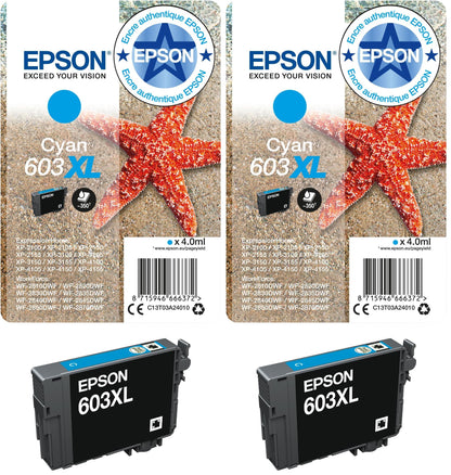 Epson 603 Black Starfish Genuine, Ink Cartridge, Standard Capacity