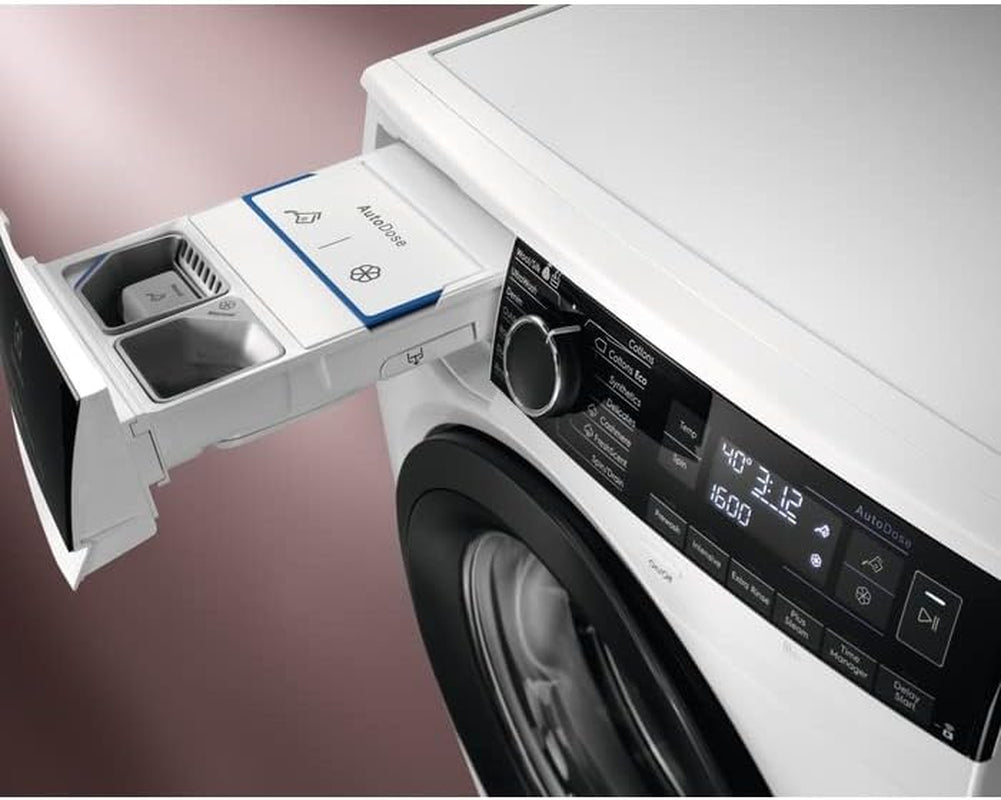 EW8F296BQ Machine À Laver À Chargement Frontal Perfectcare 800 Avec Système Ultracare 9 Kg, Classe A, Blanc [Classe D'Efficacité Énergétique A]