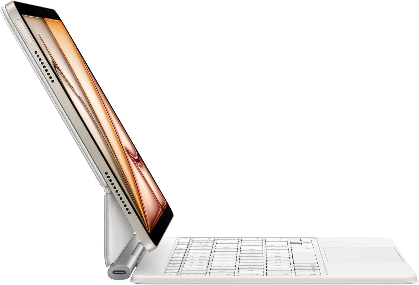 Étui Magic Keyboard Pour Ipad Air 11 Pouces (M3), Confort De Frappe Exceptionnel, Trackpad Intégré, Français - Blanc