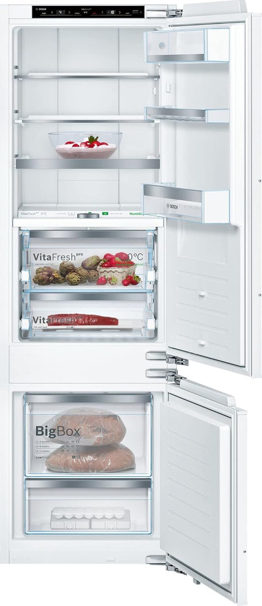 - KIF87PFE0 Séries 8 - Réfrigérateur Avec Congélateur - 177,5 X 56 Cm - Réfrigérateur (176 L) + Congélateur (62 L) - Charnière Plate - Vitafresh Pro - Lowfrost - Fabriqué En Allemagne