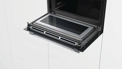 Cmg676Bs1 Série 8 Verre Spécial Four Et/Mini Four/45 L/De Porte Intérieure Pour Micro-Ondes/Acier Inoxydable