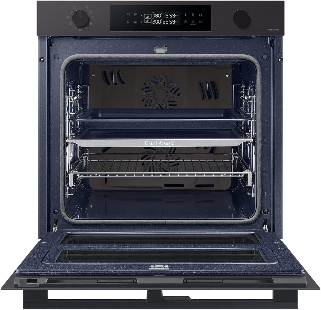 Four Électrique Ventilé Grill/Vapeur 76 Litres Classe A+ Noir - NV7B4540VBB/U5