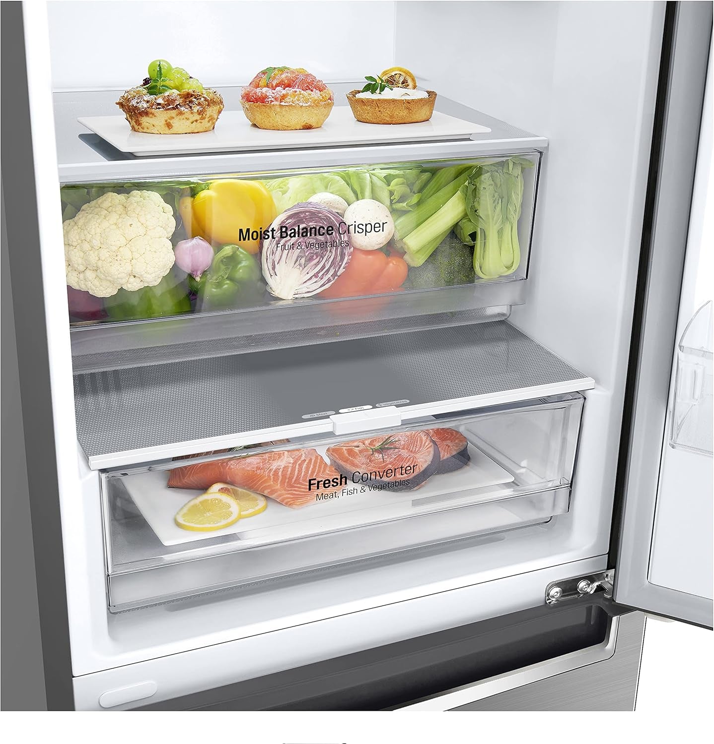 Bb62Pzggn Fridge Estate Class D 203 X 59.5 Non-Frost Stainless Steel