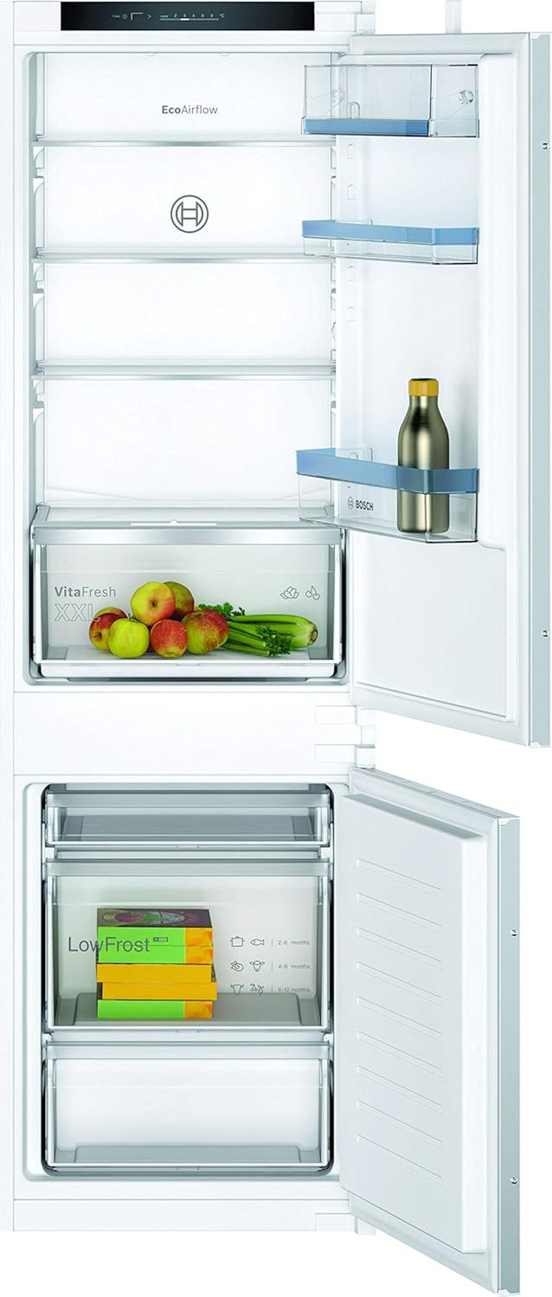 Réfrigérateurs Combinés 267L Froid Statique  54.1Cm E, KIV86VSE0