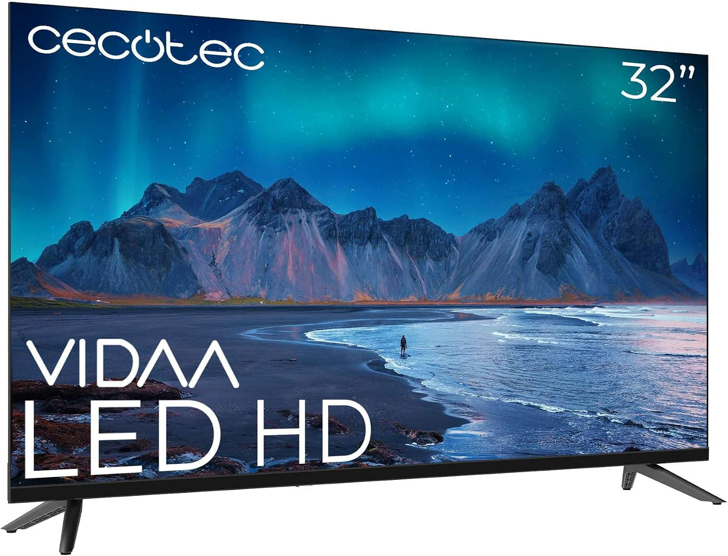 Smart TV - TV LED 32 Pouces Résolution HD - Série A5 ALH50032. Smart TV VIDAA, Système Audio Dolby, Wifi Intégré, Sortie Casque, Chromecast, 3 HDMI Et 2 USB