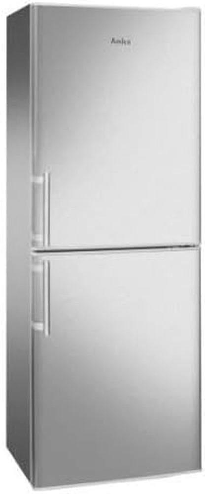 Amica KGC 384 110 E Stand Kühl-Gefrierkombination, 52Cm Breit, 148 Cm Hoch, 138 L, Automatische Abtauung, 2 Ablagen, Edelstahloptik