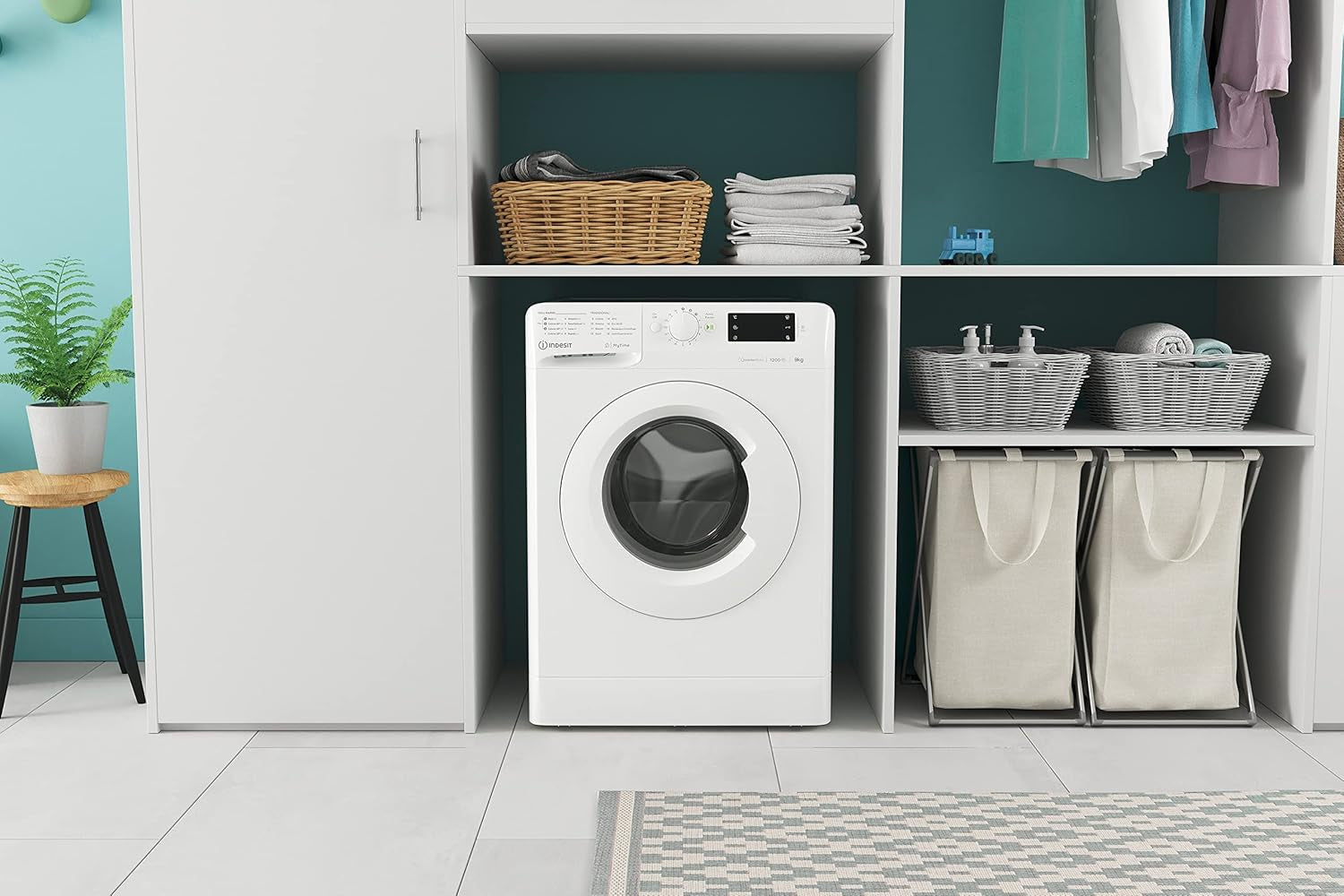 Lavatrice Libère L'Installazione Indesit MTWE 91285 W IT