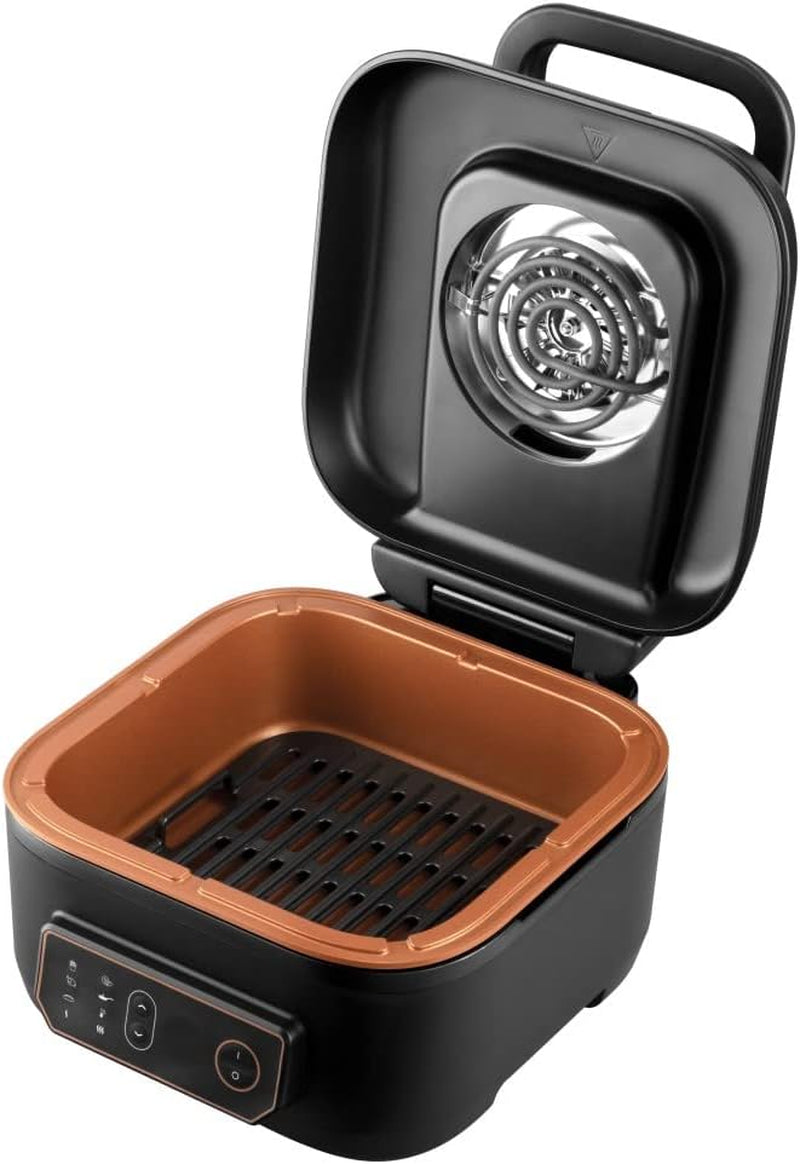 Air Fryer XL 5,5L [Multicuiseur: Frit, Cuit, Rôti, Grille] Friteuse Sans Huile & Gril (7 Programmes, Convient Au Lave-Vaiselle, Contrôle Température, 260°) Satisfry 26520-56