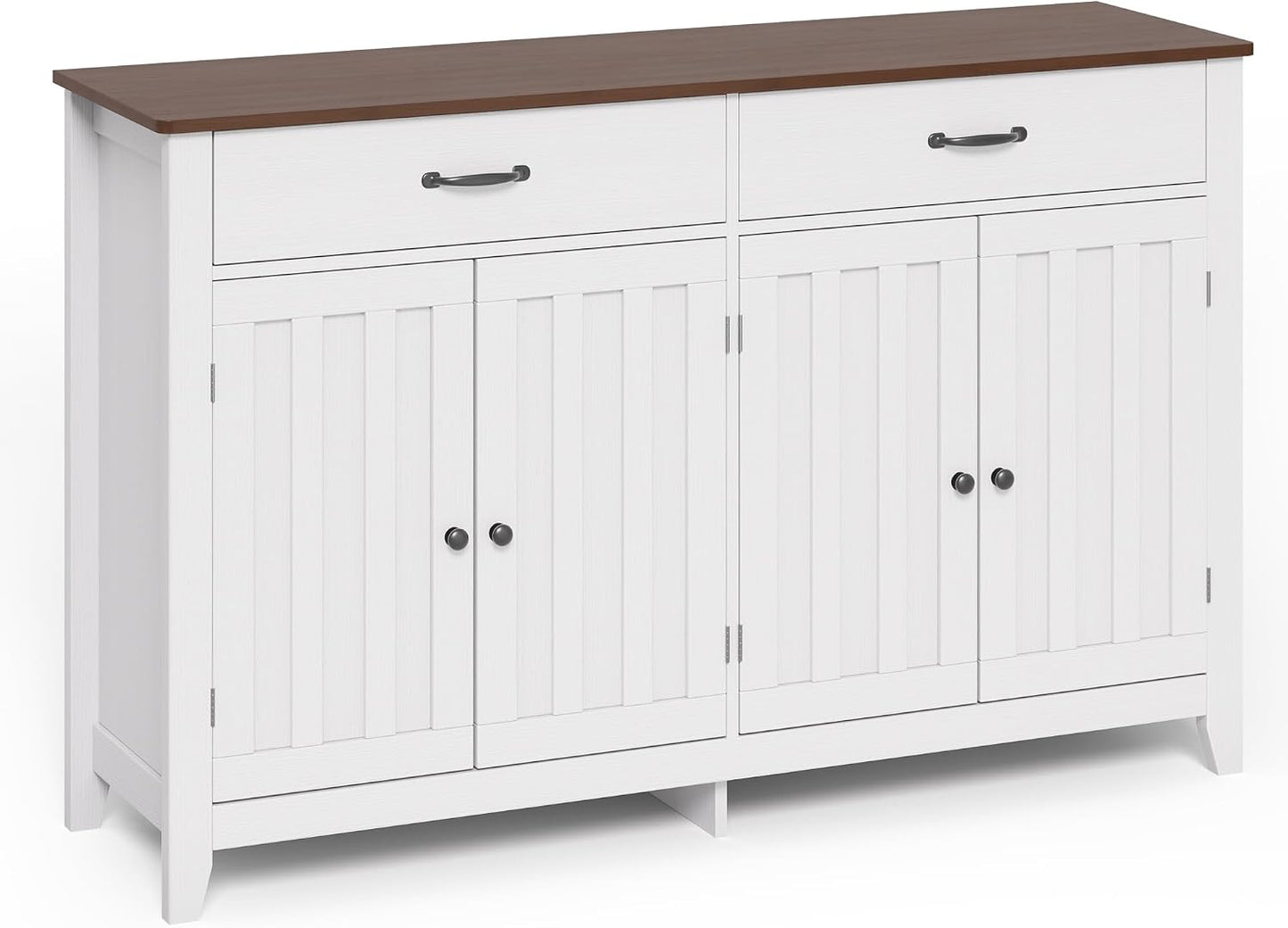 Buffet, Armoire Moderne Minimaliste À Grande Capacité, Armoire Multifonctionnelle De Cuisine Pour La Vaisselle, Adapté Pour Cuisine & Salon,120×40×89Cm,Retro