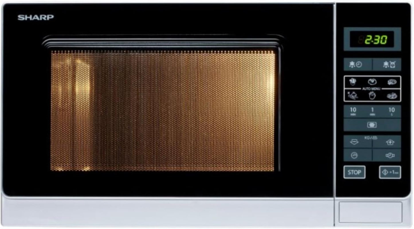 R-342INW Micro-Ondes Solo 25 Litres - Argent