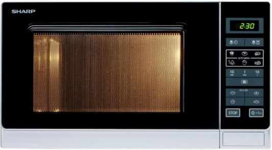 R-342INW Micro-Ondes Solo 25 Litres - Argent
