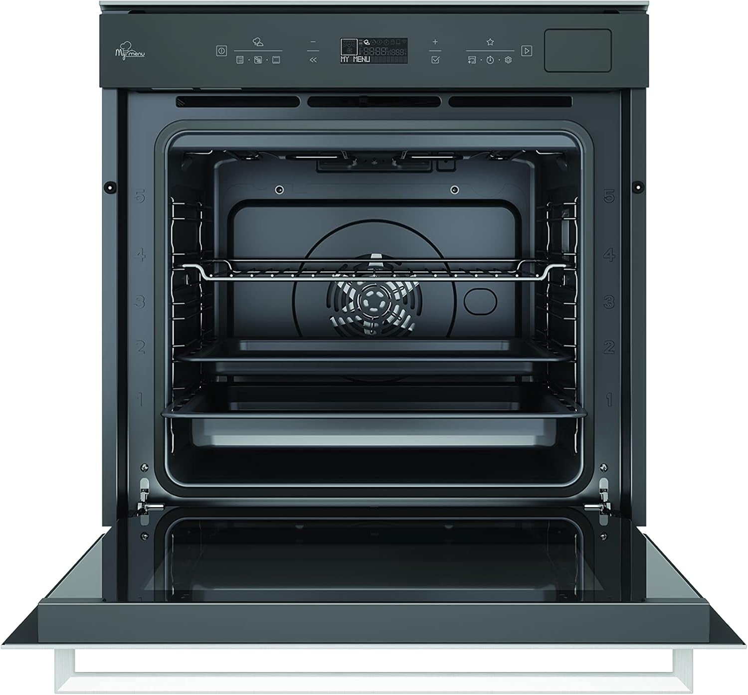 Bauknecht BIK7 CSH8TS PT Four Encastrable Avec Écran (73 L) / Four À Air Chaud Avec 51 Fonctions/Active Steam/My Menu/Diamondclean - Fonction De Nettoyage Hydrolytique/Protouch/Slow Cooking