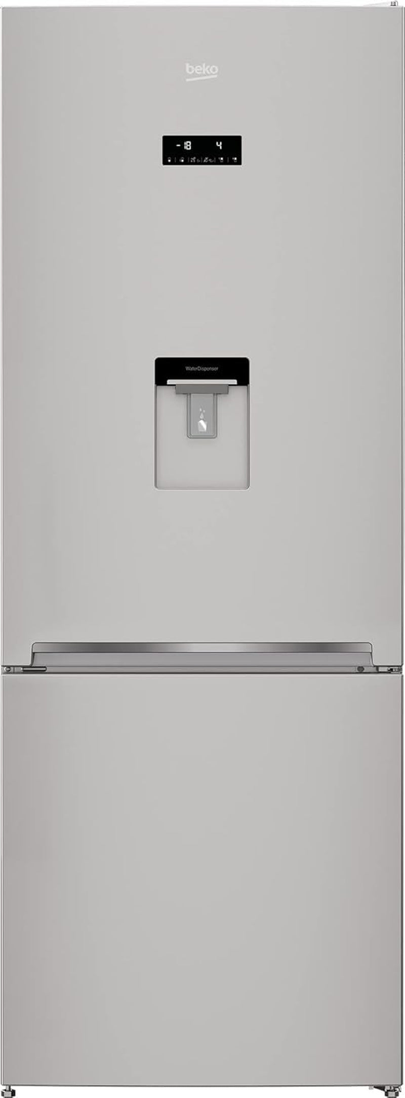 BEKO RCNE560E40DSN FRIGORIFERO CON CONGELATORE NO FROST 497 LT CLASSE E SILVER