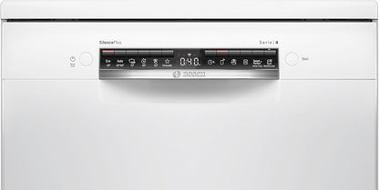 SMS4EMW01E - Série 4 - Lave-Vaisselle Pose-Libre - 60 Cm - 14 Couverts - Silence plus 42 Db - Blanc