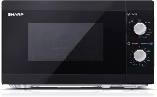 Four Micro Ondes 20 Litres Noir Avec Gril YC-MG01E-B