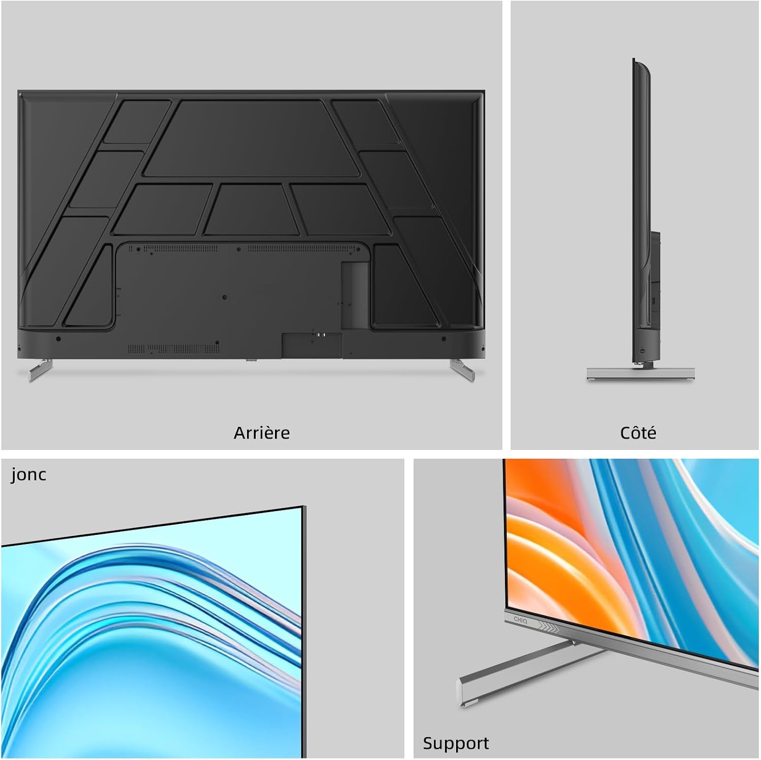 TV Mini QLED 4K 65 Pouces Local Dimming (M65QA9) | Gaming DLG 120Hz, MEMC 60Hz, Support HDR10, Chromecast Intégré