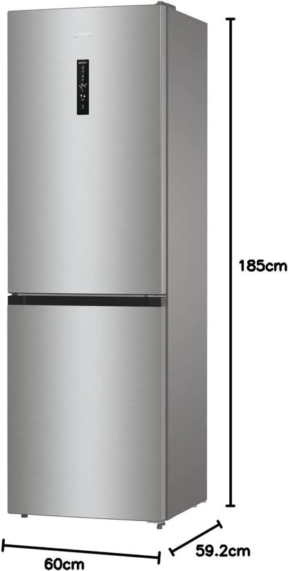 NRK 619 DA2XL4 Réfrigérateur-Congélateur/Nofrostplus/Multiflow 360°/Convert Freshzone/Adapttech/Affichage LED 185 Cm Réfrigérateur 204 L/Compartiment Congélateur 96 L/38 Db/Eek : D/Acier