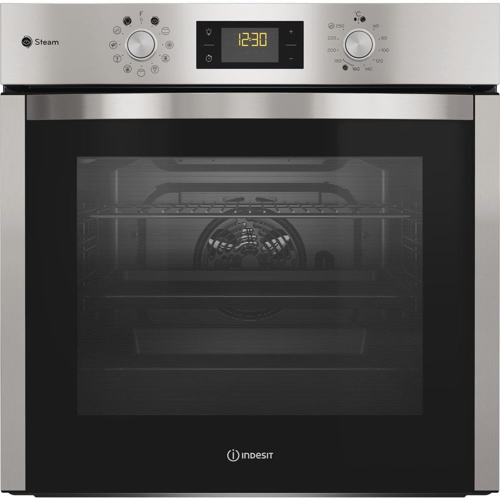 Four Électrique Encastré Indesit: Couleur Inox, Autonettoyant - IFWS 5844 JH IX