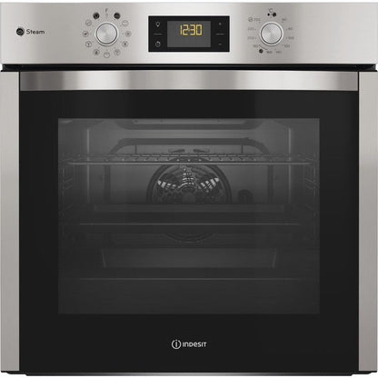 Four Électrique Encastré Indesit: Couleur Inox, Autonettoyant - IFWS 5844 JH IX