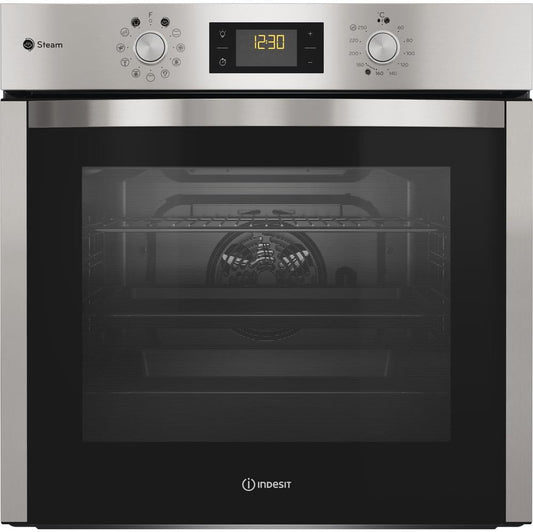 Four Électrique Encastré Indesit: Couleur Inox, Autonettoyant - IFWS 5844 JH IX