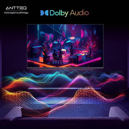 V32-AH3Q1D-BT Smart TV 32 Pouces Bluetooth (Television 80Cm,Vidaa OS Télévision Avec Appli Mobile,App Store,Share to Tv,Netflix/Dazn/Wifi,Hdmi,2026