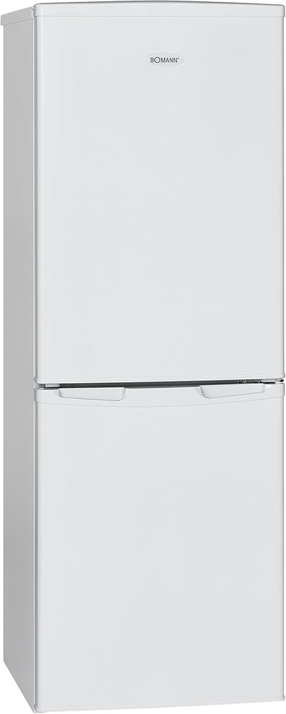 Réfrigérateur - Congélateur Bomann KG 320 - Classe Énergétique A+++ - Hauteur : 143,80 Cm - 163 Kwh/An - Réfrigérateur De 112 Litres - Congélateur De 48 Litres Weiß