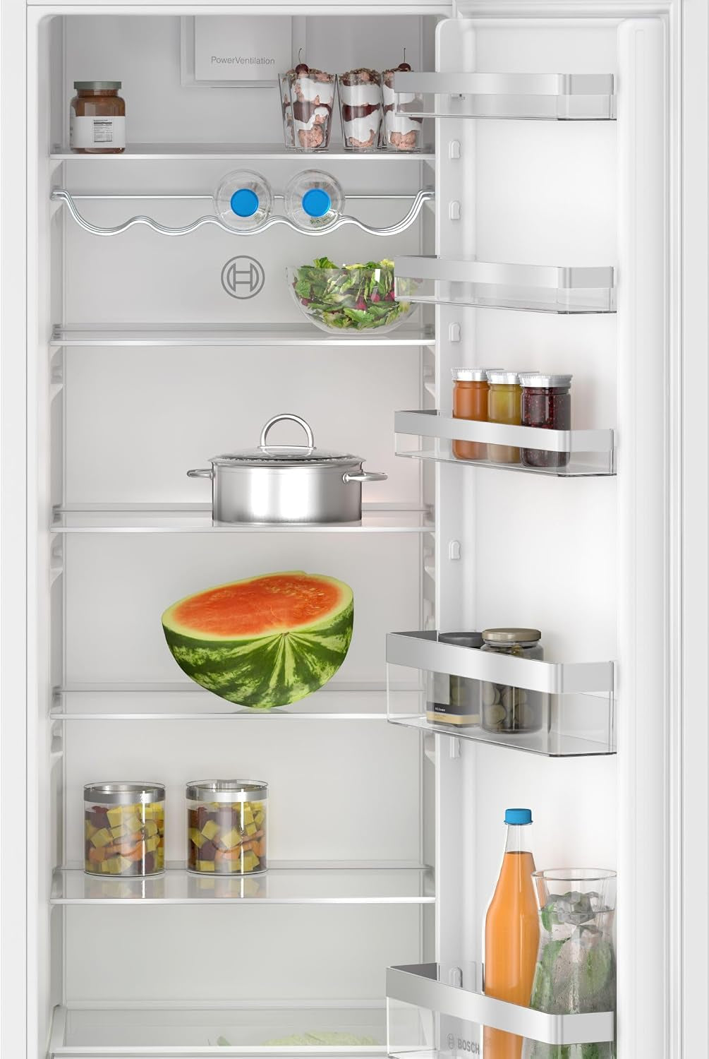 Bosch KIR81VFE0 Série 4 - Réfrigérateur, Encastrable, Tiroir Multi Box XXL | 177.2 X 54.1 Cm, 310 L, Éclairage LED, Fonction Super Réfrigération