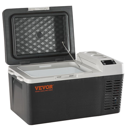 Glacière Électrique Portable De 20 L Réfrigérateur De Voiture Portable 12/24 V CC 100-240 V CA Frigo Voiture À Une Zone 0,6 Kw.H -20 °C À 10 °C Réglable Congélateur Pour Camion Bateau Camping