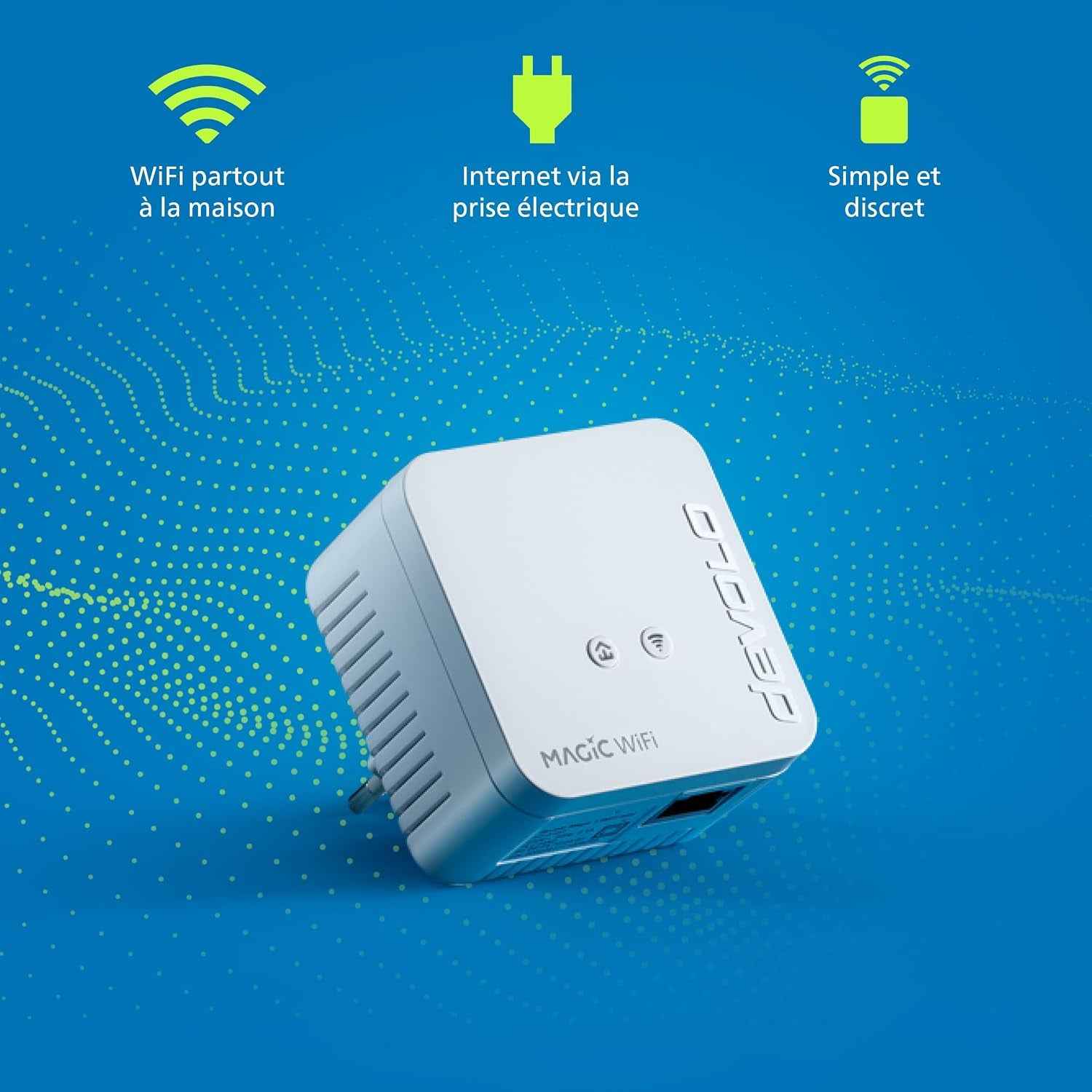 Magic 1 Wifi Mini : Adaptateur CPL Compact, Idéal Pour Le Télétravail Et Le Streaming Blanc Magic 1 Mini | 1200 Mbps