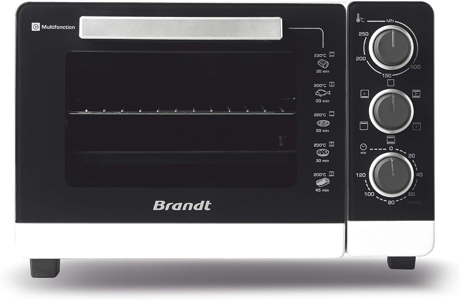 - FC265MWST - Mini Four Électrique - 5 Modes De Cuisson (Chaleur Tournante, Convection Naturelle…) - Minuteur - 26L - 1500W - Blanc