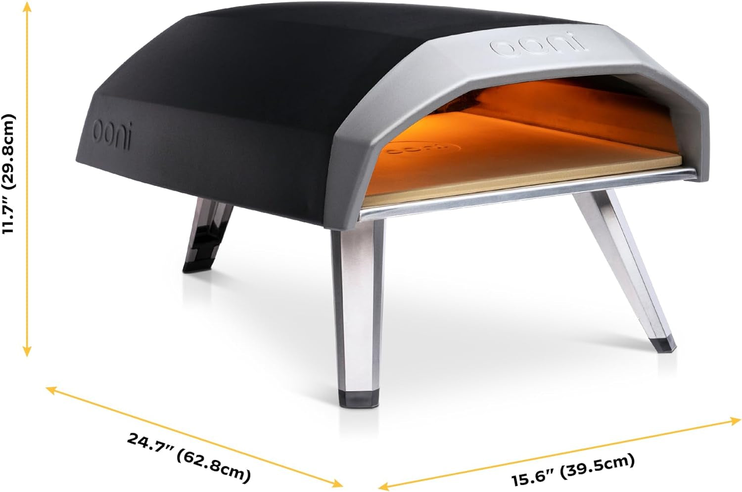 Koda 12 Four À Pizza À Gaz – Four À Pizza Extérieur – Four À Pizza Portable – Cuisine Exterieure – Cuire D'Authentiques Pizzas Sur Pierre En 60 Secondes – (FR|BE|CZ|IE|IT||LV|LT|LU|PT- 37 Mbar)