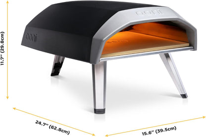Koda 12 Four À Pizza À Gaz – Four À Pizza Extérieur – Four À Pizza Portable – Cuisine Exterieure – Cuire D'Authentiques Pizzas Sur Pierre En 60 Secondes – (FR|BE|CZ|IE|IT||LV|LT|LU|PT- 37 Mbar)