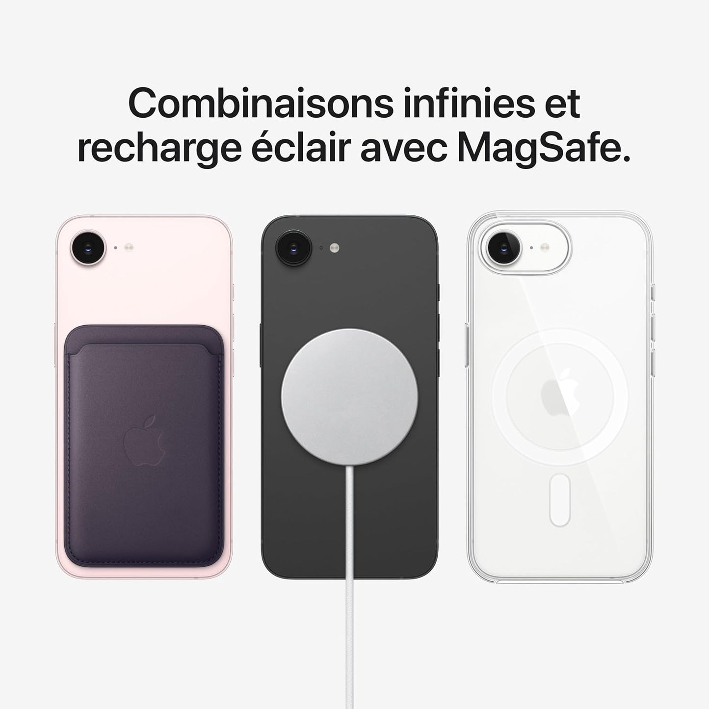 Iphone 17E 256 Go : Écran Super Retina XDR 6,1 Pouces, Puce A19, Autonomie D’Une Journée, Caméra Fusion 48 MP ; Rose Poudré