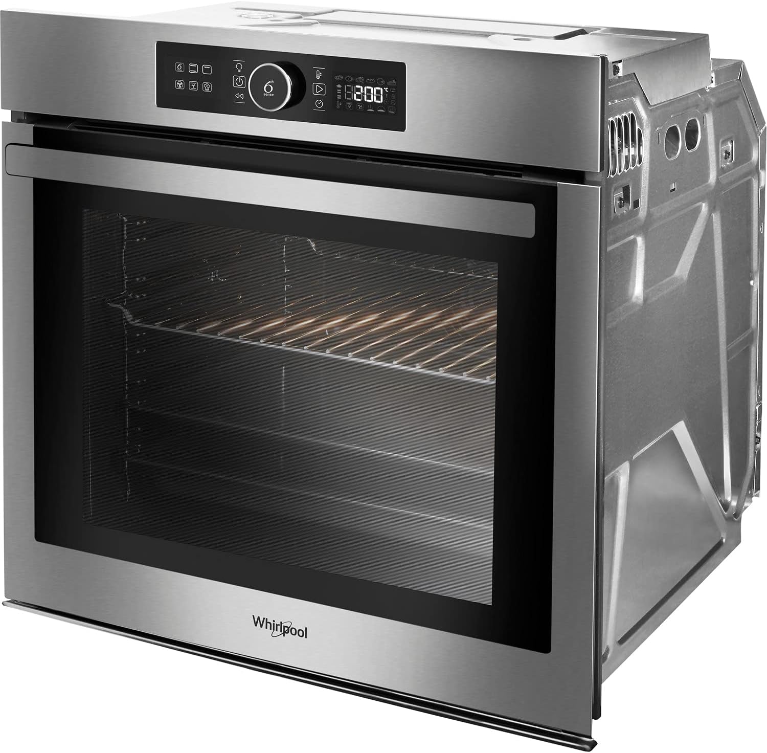 Whirlpool AKZ9 6270 IX Four Four Électrique 73 L Acier Inoxydable A+ - Fours (Moyenne, Four Électrique, 73 L, 73 L, a Pyrolyse, Acier Inoxydable)