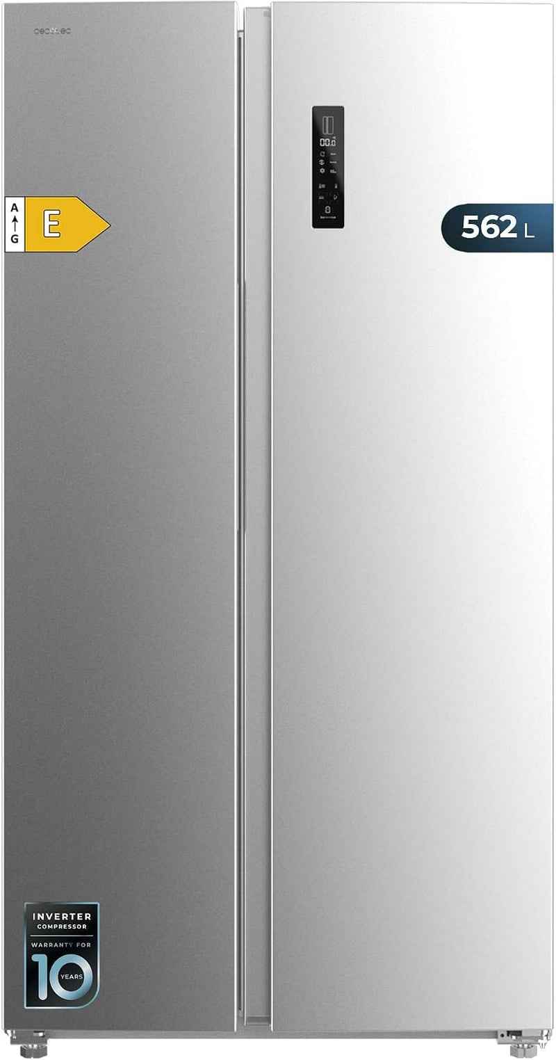 Réfrigérateur Américain Bolero Coolmarket SBS 562 Inox E. Réfrigérateur Inoxydable, 562L, Total No Frost, Inverter Plus, Multi Airflow, Refroidissement Rapide Et Congélation Rapide.
