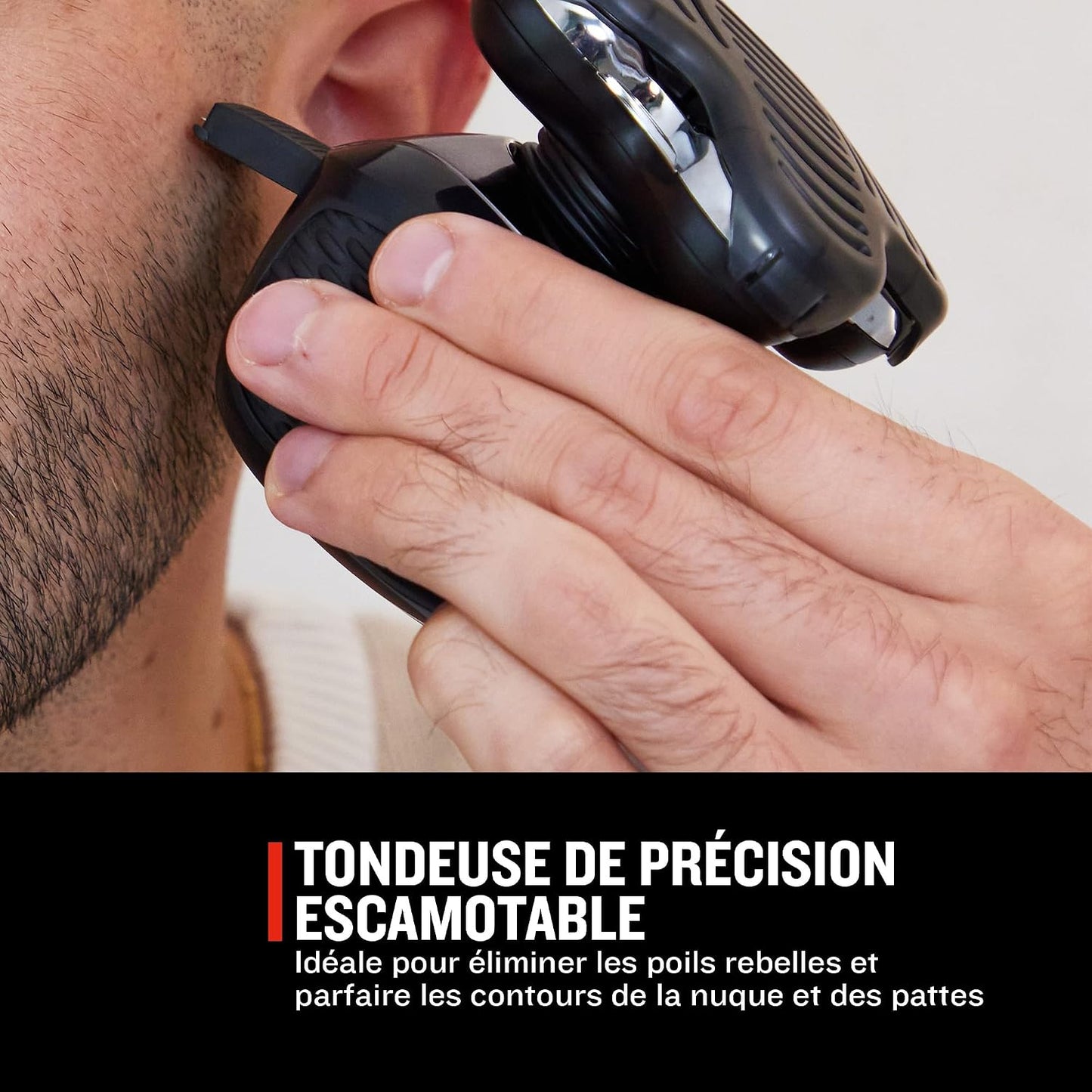 Rasoir Électrique [Spécial Tête Rasée/Chauve] RX5 Ultimate (Ultra Rapide & Facile, 5 Têtes Rotatives Flexibles, Résultat Précis, Utilisation Sans Fil 50Min,Wet&Dry) Tondeuse XR1501