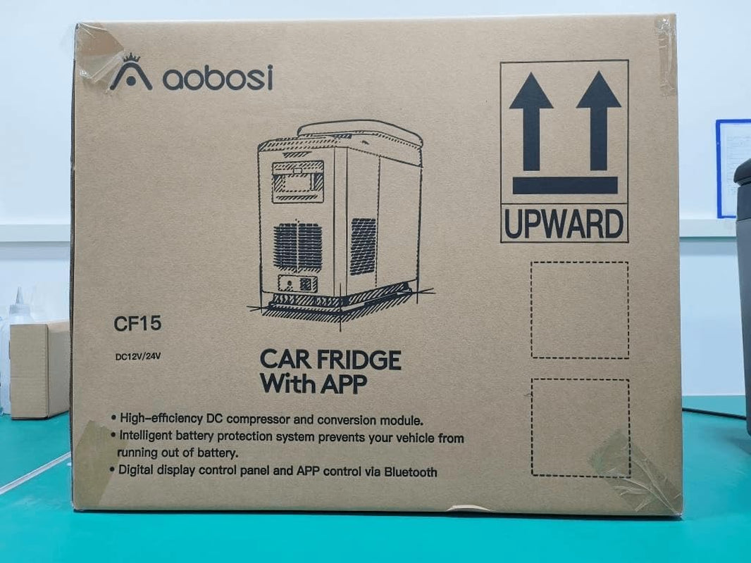 15L Compresseur Électrique, 12V Réfrigérateur De Voiture À Compresseur, APP Und Bouton Contrôle, Frigo Pour Voiture, Camion, Camping, Voyage